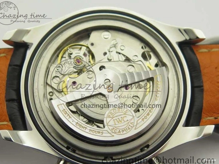 MIROTIME 0308 Portuguese Chrono SS ZF 1:1 Best Edition Gray Dial SS On Black Leather Strap A ZipUp 7215